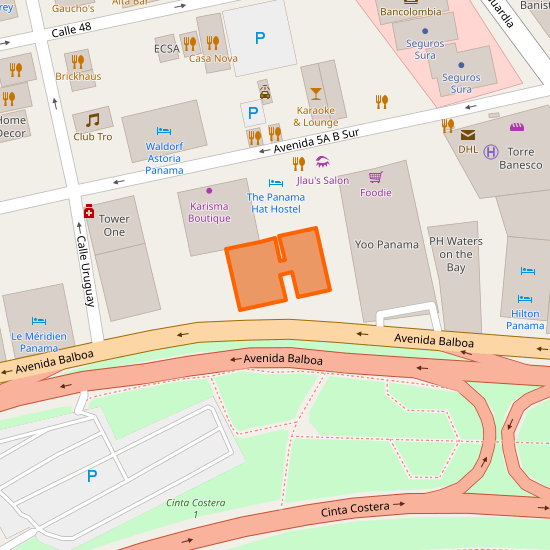Yoo Panama, Avenida Balboa, Marbella, Bella Vista, Distrito Panamá, Panamá, 0833-0293, Panama