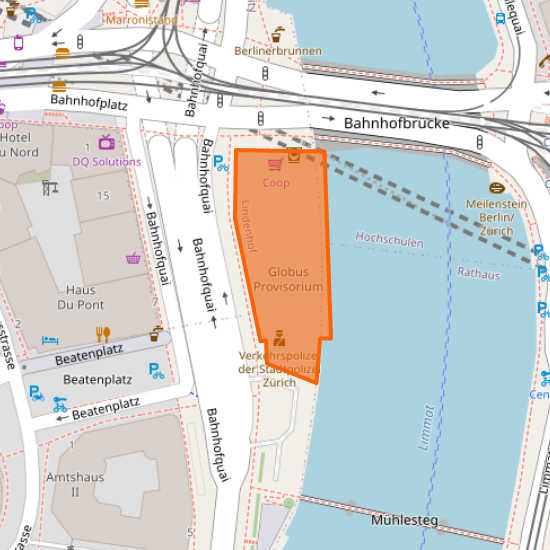 Bahnhofbrücke, Hochschulen, Kreis 1, Zurich, District Zurich, Zurich, CH-ZH, 8001, Switzerland